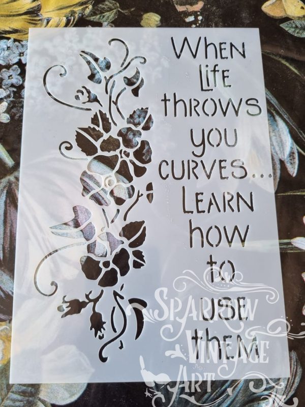 When life throws you curves Sparrow Vintage Art