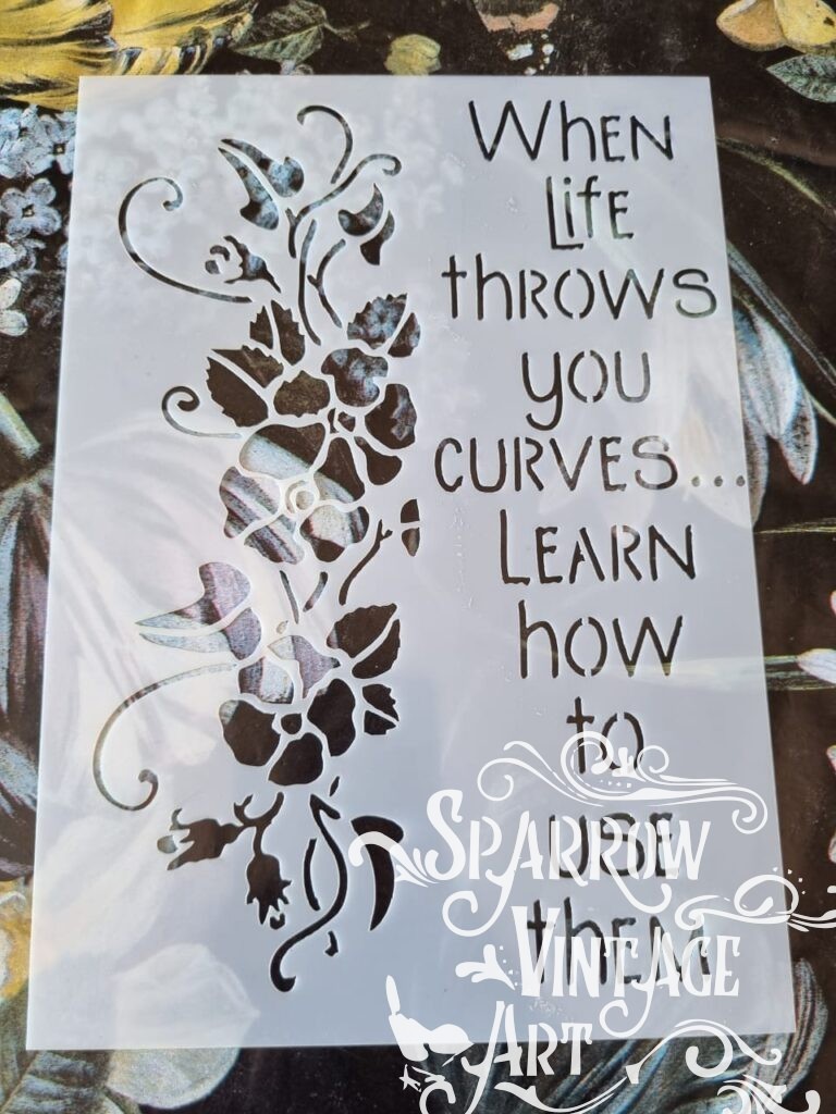 When life throws you curves Sparrow Vintage Art