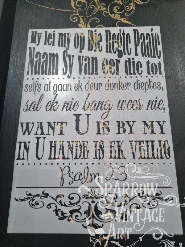 My Herder (Psalm 23) - Stencil