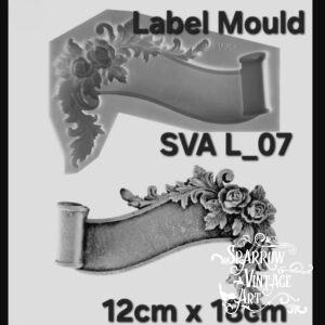 SVA L_07 Label Mould with Roses